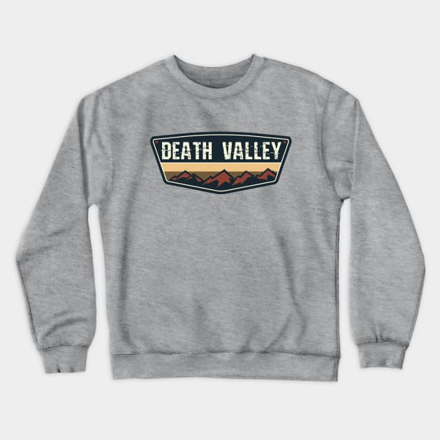 Death Valley Logo Apparel & Accessories Crewneck Sweatshirt by bahama mule